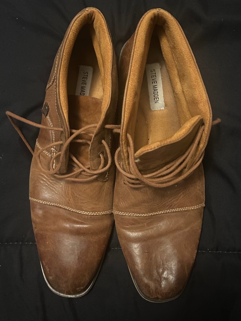 Brown Steve Madden Leather Boots